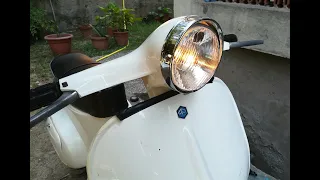 vespa 50 v5a1t part rebuilding timelapse