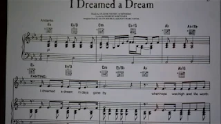 I Dreamed a Dream Piano Accompaniment