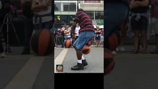Street Performer Basketball man #shorts