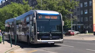 Utazás E Citaro G-vel a 7-es busz vonalán {Tesztbusz}