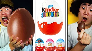 Mukbang Giant Chocolate Kinder Surprise Egg || Funny Mukbang || TikTok Video - HUBA