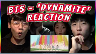 BTS (방탄소년단) 'Dynamite' Official MV REACTION | AMAZING AS ALWAYS