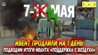 Ивент Поддержка с воздуха продлили на 1 день - подводим итоги в Wot Blitz | D_W_S