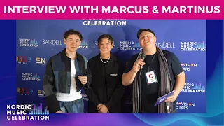 Interview with Marcus and Martinus at Nordic Music Celebration in Oslo 🇸🇪  Eurovision Sweden 2024