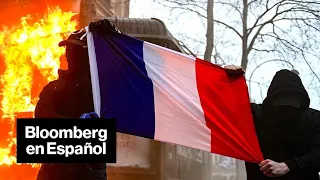 Por qué las reformas de Macron a las pensiones enfurecieron a Francia | Bloomberg en Español