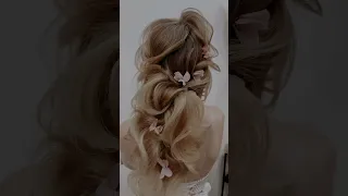 Греческая причёска 🤍 #прическа #hairstyle #прическанадлинныеволосы #hair #свадебнаяприческа