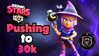 Pushing trophies to 30k!!! Brawl stars