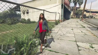 Franklin's Ex Girlfriend Tanisha Caught in 4K in GTA 5