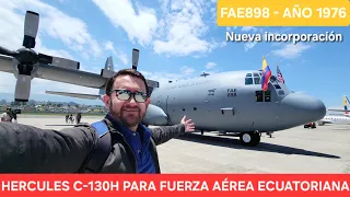 FUERZA AÉREA ECUATORIANA - FAE 🇪🇨 Recibe su NUEVO HERCULES C-130H ✈ Ceremonia y recorrido 😱