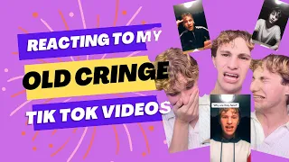 REACTING TO MY OLD CRINGE TIKTOK VIDEOS.. *THEYRE BAD!!*