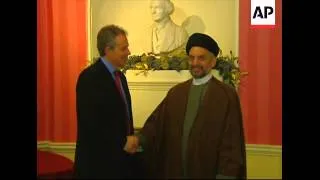 Blair meets Shiite leader Abdul-Aziz al-Hakim