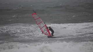 Windsurf au Ster Pendant La Tempête Ciara 2020