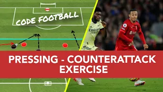 Pressing-counterattack exercise!