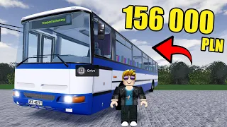 NAJDROŻSZY AUTOBUS W GRZE - TRANSIT DLC - Hogaty w Roblox - Polish Car Driving #53