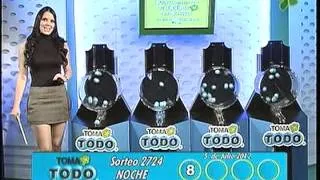 Sorteo Toma Todo # 2724 del 5 de Julio del 2012(Noche).