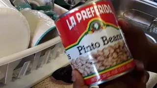 How To cook La Preferida Beans | Pinto Beans| Canned Beans