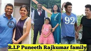Puneeth Rajkumar family and wife daughter #shorts