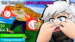 Noob With MAX LEOPARD FRUIT In Blox Fruits (Roblox)