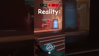 Genji - Expectation Vs Reality (Overwatch) #Shorts