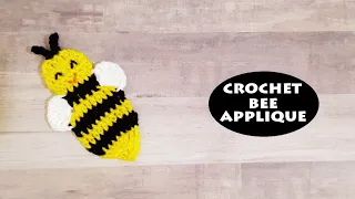 How to crochet a honey bee applique? | Crochet With Samra