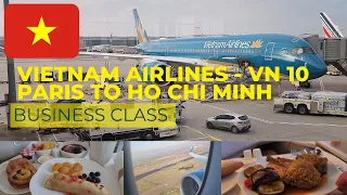 Vietnam Airlines: AMAZING Business Class: Paris to Ho Chi Minh City - A350-900 | Luxe Sky Journey 🍜💺