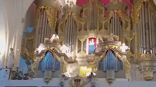 Концерт органной музыки в кафедральном соборе на острове Канта в Калининграде.