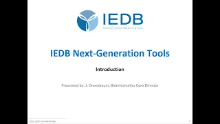 2023 User Workshop – 2.0 & 2.1 – Day 2 Introduction & Next-Generation Tools Introduction