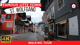 St. Wolfgang Austria ❄ culture, water and mountain views Virtual Walking Tour  [4K Video]