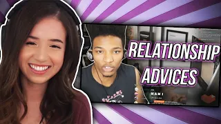 Pokimane Reacts to: Etika gives Love advice for Shy Boys