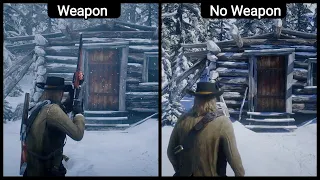 So This Happens If Arthur Comes To Flaco Without Any Weapons Equipped (Hidden Dialogue) - RDR2