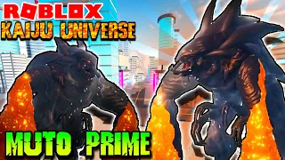 Roblox Kaiju Universe - MUTO Prime Showcase! New Parasitic Mode!