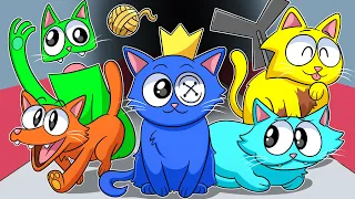 RAINBOW FRIENDS, But They're CATS?! Rainbow Friends 2 Animation