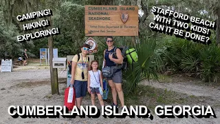 CUMBERLAND ISLAND, GA - WILD TIMES CAMPING AT STAFFORD BEACH WITH KIDS FOR 3 DAYS! COULD YOU DO IT?