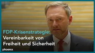Statement von Christian Lindner (FDP) zum aktuellen Corona-Sachstand am 19.10.20