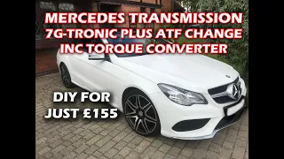 How to change the transmission fluid in a Mercedes-Benz 722.9 7G-Tronic transmission for just £155