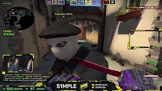 S1MPLE PLAYS WITH ELECTRONIC FPL 19.03.2019