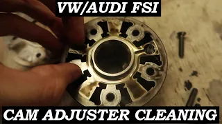 VW Audi Cam Adjuster (Phaser) Cleaning | MK6 Golf R