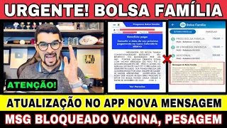 URGENTE! NOVA MENSAGEM NO APLICATIVO BOLSA FAMÍLIA! SEU BENEFÍCIO VAI SER BLOQUEADO JANEIRO?