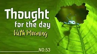 Thought for the Day in English with Meaning | Daily Thoughts | Thought of the Day | Daily Quotes