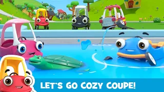 Water You Doing? + More | 2 HOUR OF COZY COUPE | Let's Go Cozy Coupe 🚗 | Cartoon for Kids