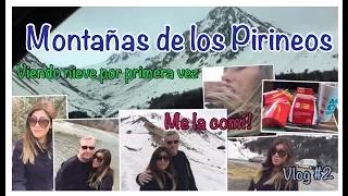 Francia Tarbes Vlog #2 - Viendo Nieve por Primera vez en las Montañas de los Pirineos  | Ine's Life