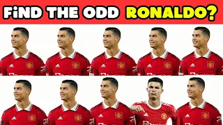 ⚽ Find the ODD One Out...! 👀✅ Can You Find Ronaldo, Messi, Haaland, Mbappe, Neymar?