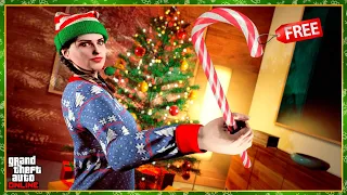 GTA 5 Online - How To UNLOCK Christmas Weapons For FREE! - Candy Cane & WM29 Pistol (GTA Online)