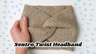 Sentro (or Jamit) Crossed Headband Pattern