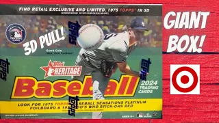 Giant Box! 2024 Topps Heritage Giant Box from Target Red Exclusive Parallels