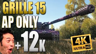 Grille 15: Outstanding 12.6k damage AP only - World of Tanks