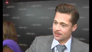 Brad Pitt at the Paris premiere of Benjamin Button