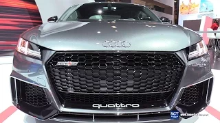 2018 Audi TT RS Quattro - Exterior and  Interior Walkaround - Debut at 2017 New York Auto Show