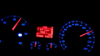 Touran 1.9 TDI 0-180 km/h @ 1080p