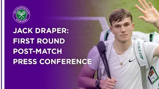 Jack Draper First Round Press Conference | Wimbledon 2021